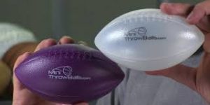 6 inch Mini Throw Plastic Footballs Product Demonstration