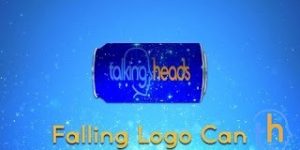 Falling Can with Logo on it