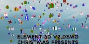 Element 3d Christmas Present Animation